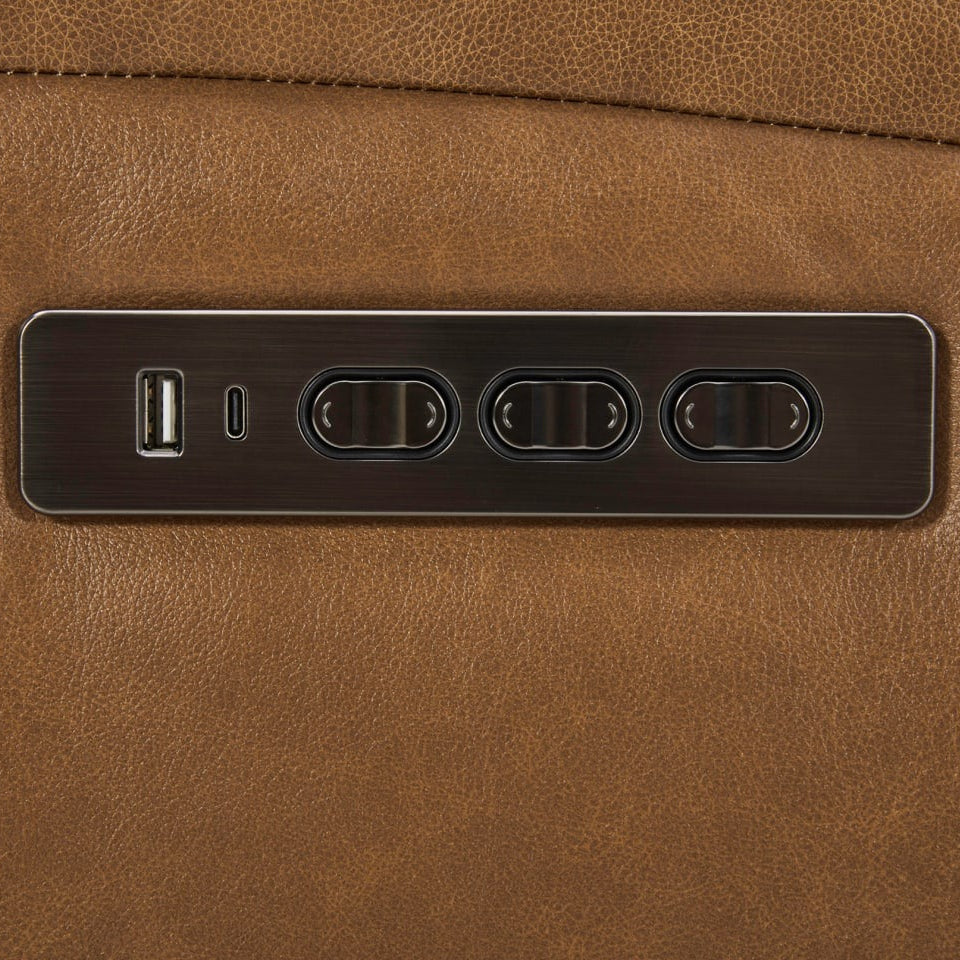 Electric Leather Recliner Sofa