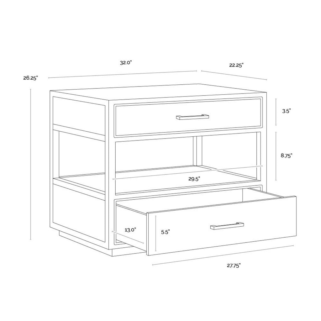 Oak Nightstand