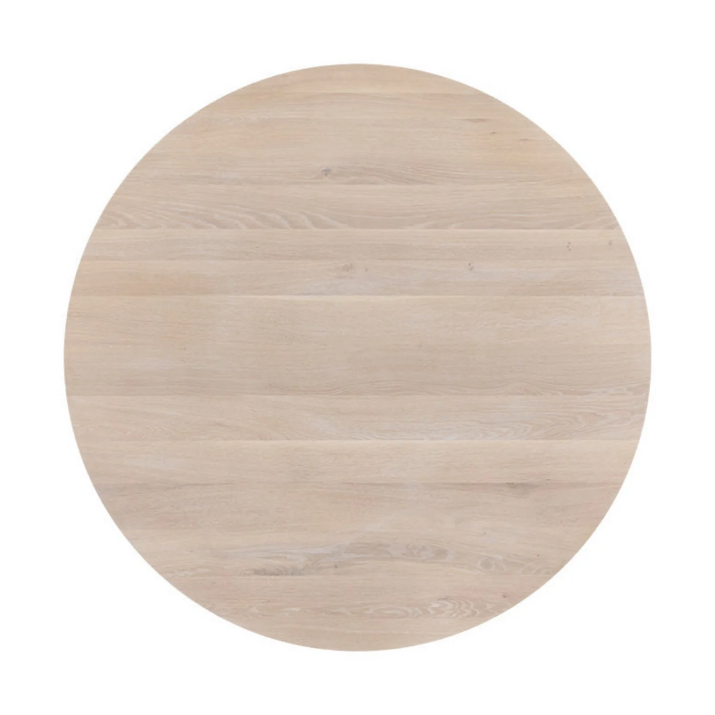 Round Solid Oak Dining Table
