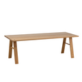 Solid Oak Rectangular Dining Table