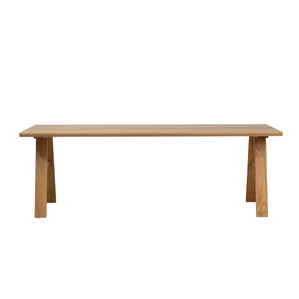 Solid Oak Rectangular Dining Table