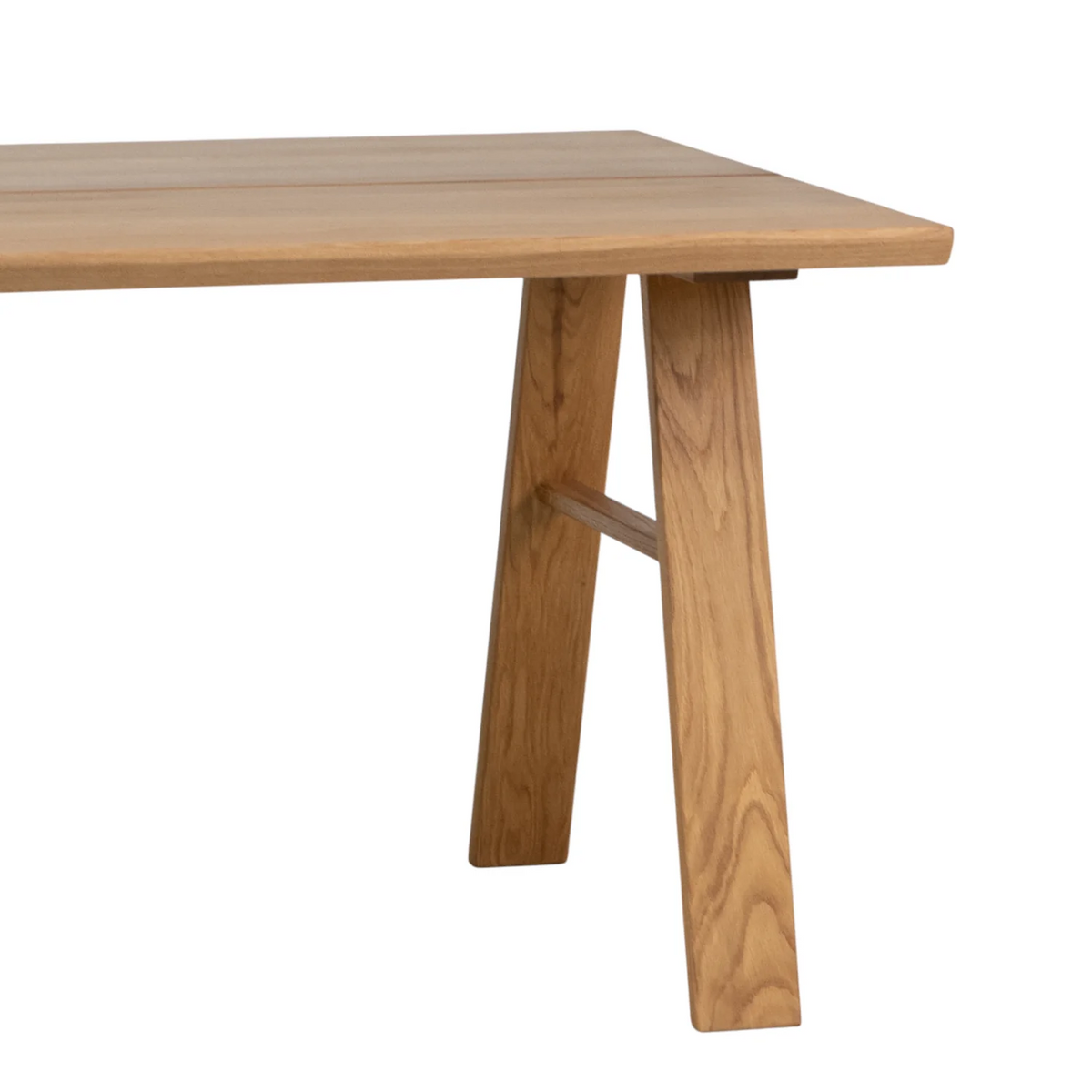 Solid Oak Rectangular Dining Table