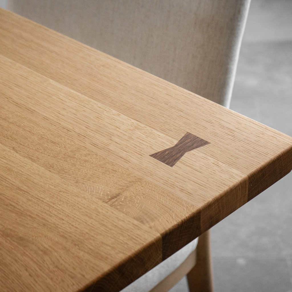 Solid Oak Rectangular Dining Table