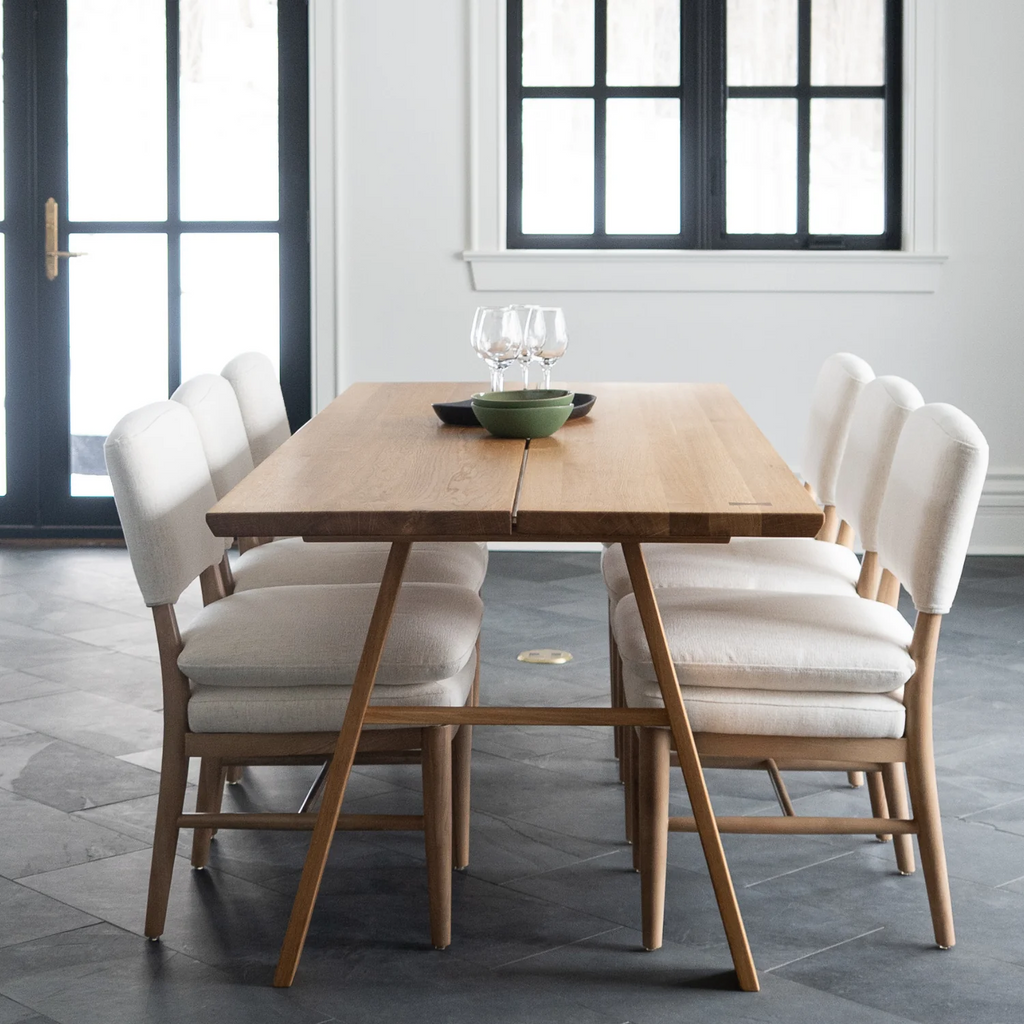 Solid Oak Rectangular Dining Table