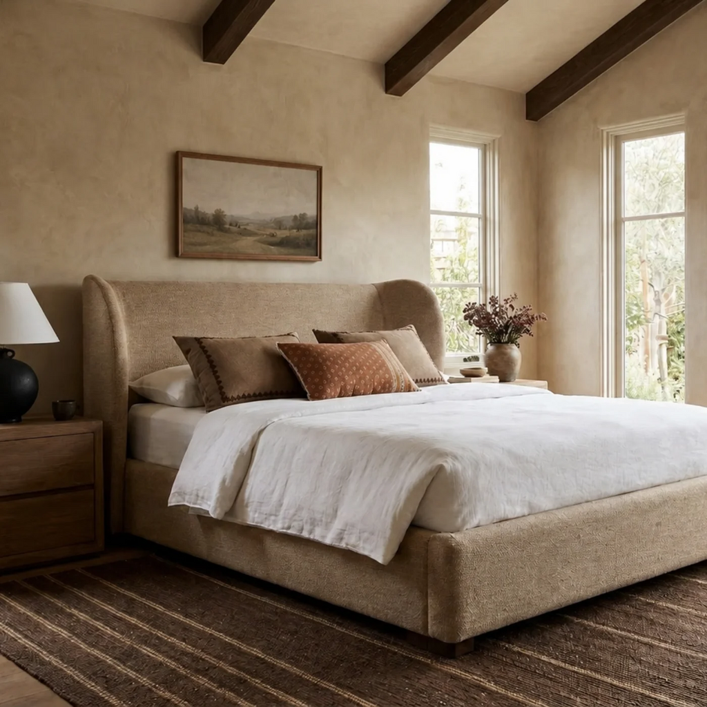 Upholstered Platform Bed
