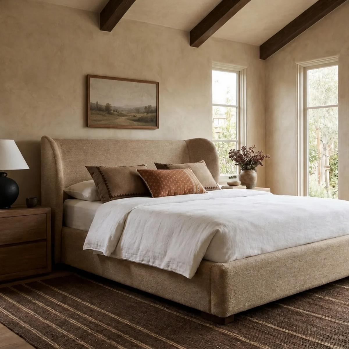 Upholstered Platform Bed