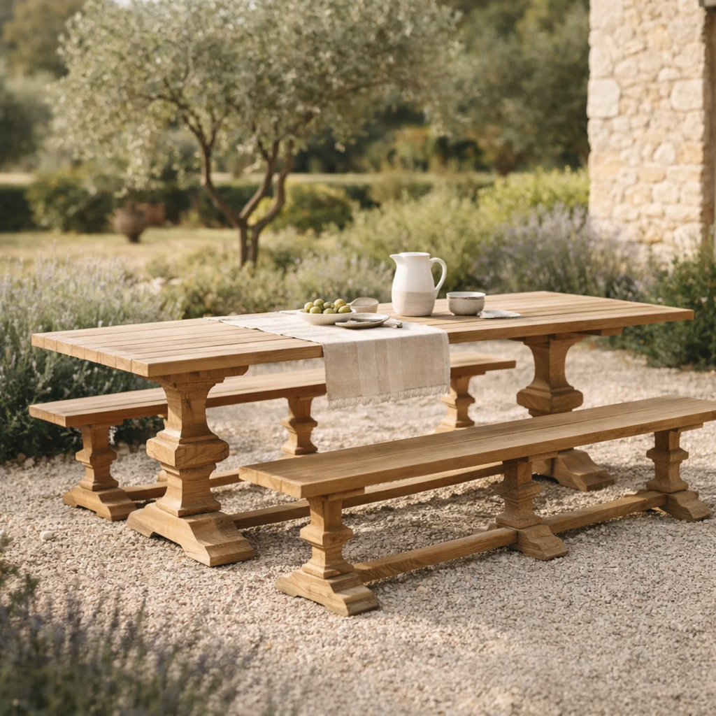 Solid Teak Dining Table